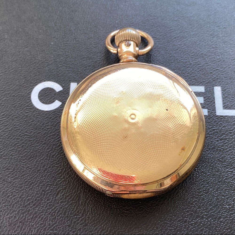 SOLD🚫Elgin Gold Keystone Hunter Case Pocket Watch - Picture 3 of 12